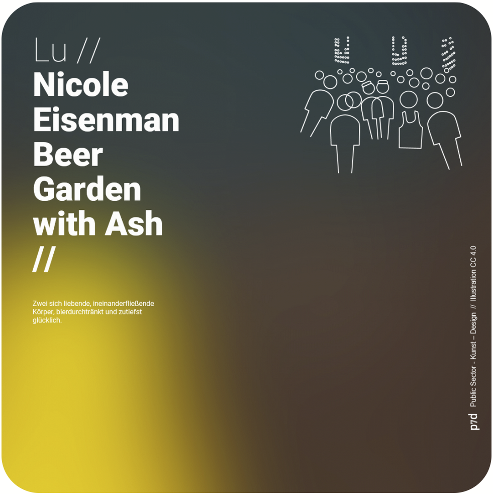Lu // Beer Garden with Ash (von 2009) // Nicole Eisenman