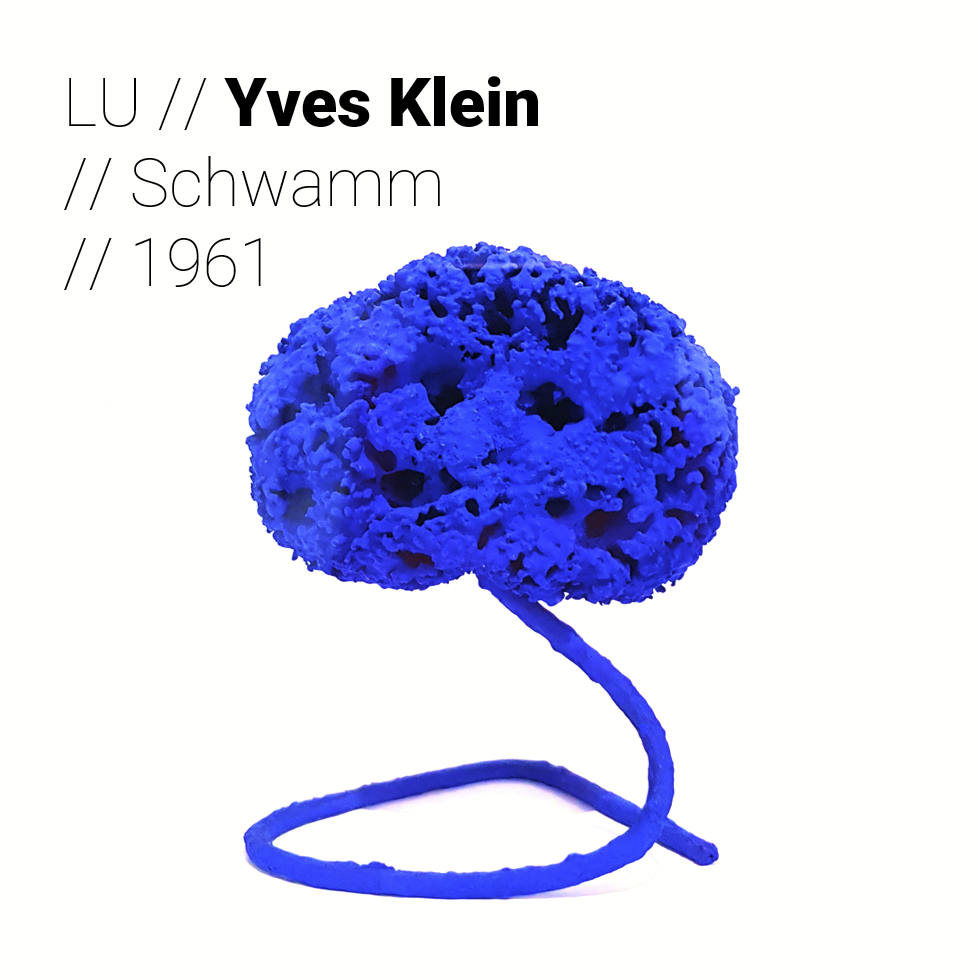 LU // Yves Klein // Schwamm // 1961