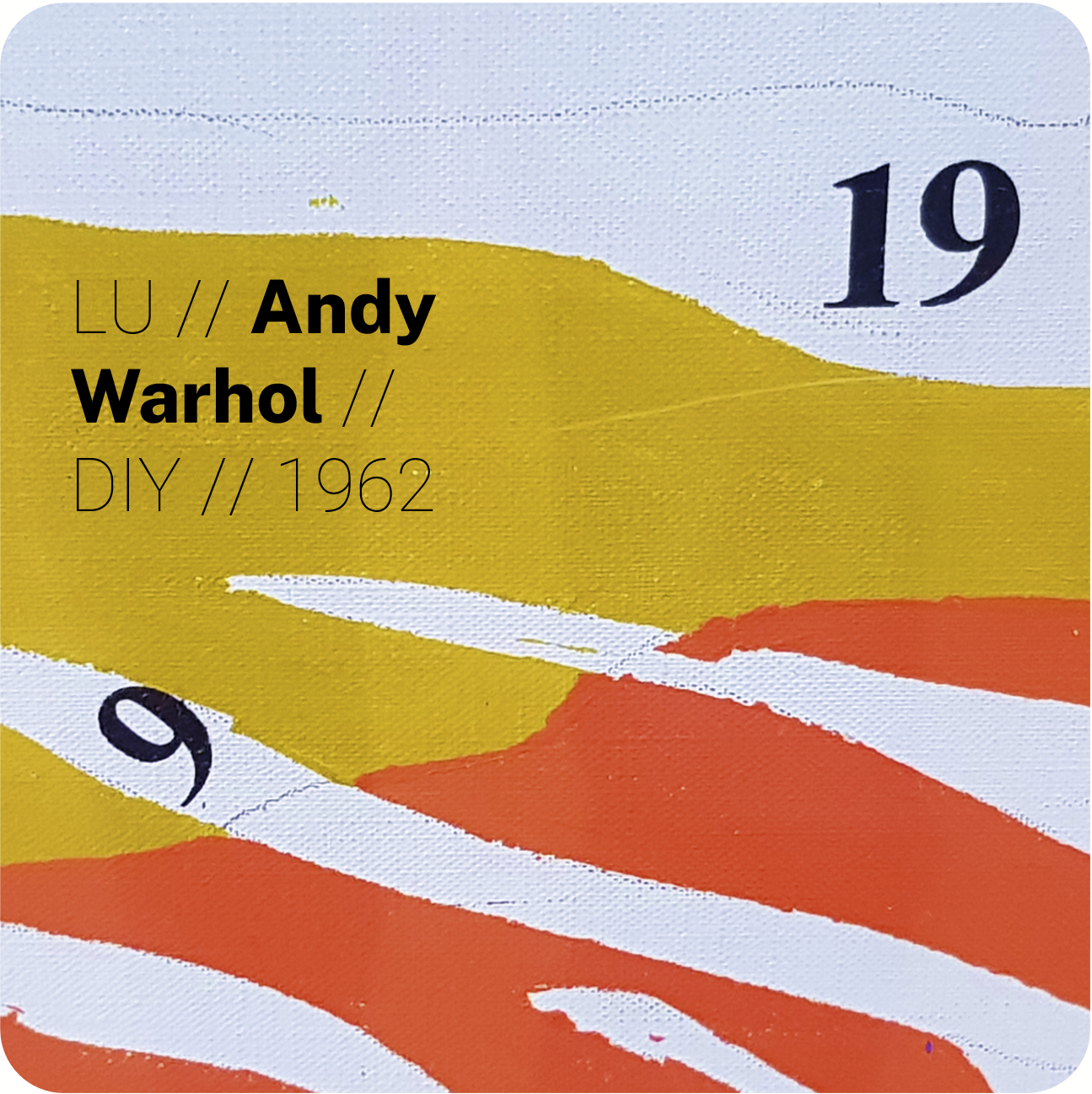 LU // Andy Warhol // Do It Yourself (Landscape) // 1962